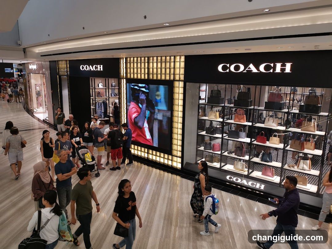 Coach Store Interior and Exterior View