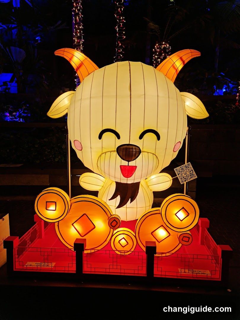 Goat Lantern Display