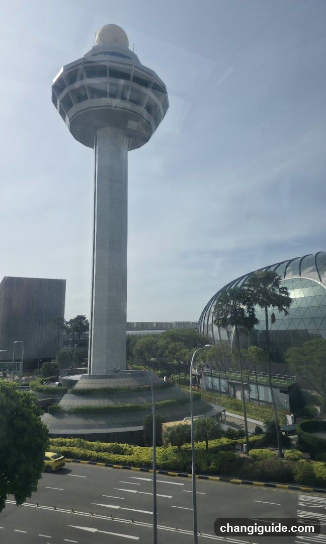 Changi Airport Control Tower and Jewel Changi