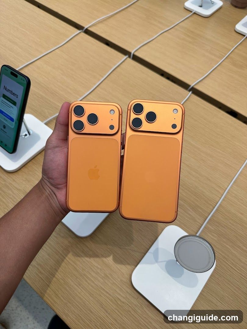 Orange iPhone Back Comparison