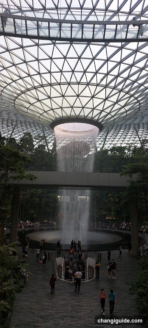 The Cloud Forest at Jewel Changi Airport