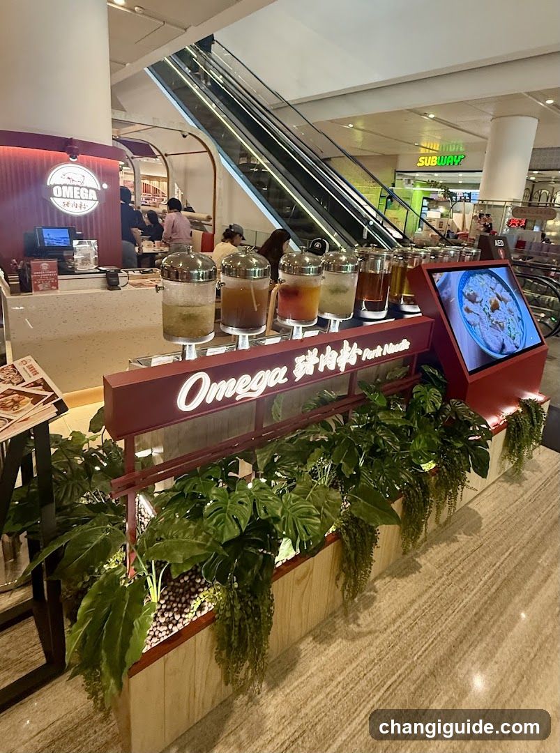 Omega Tea Bar Display