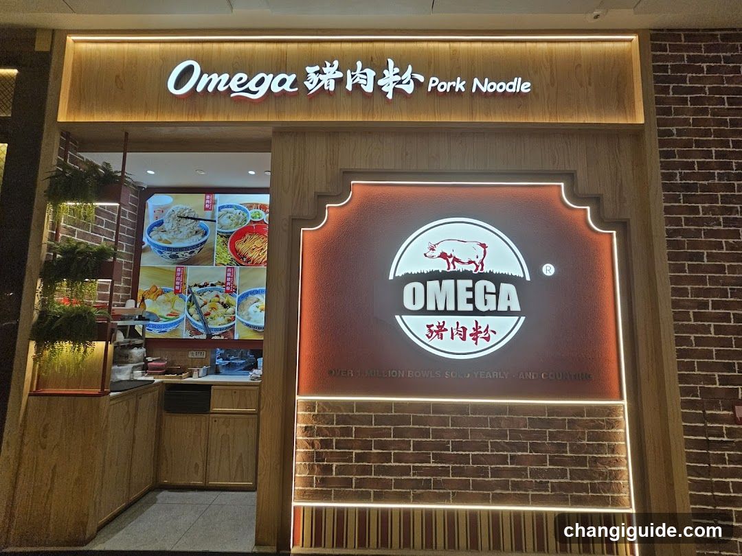 OMEGA Pork Noodle 猪肉粉 | Jewel Changi Airport