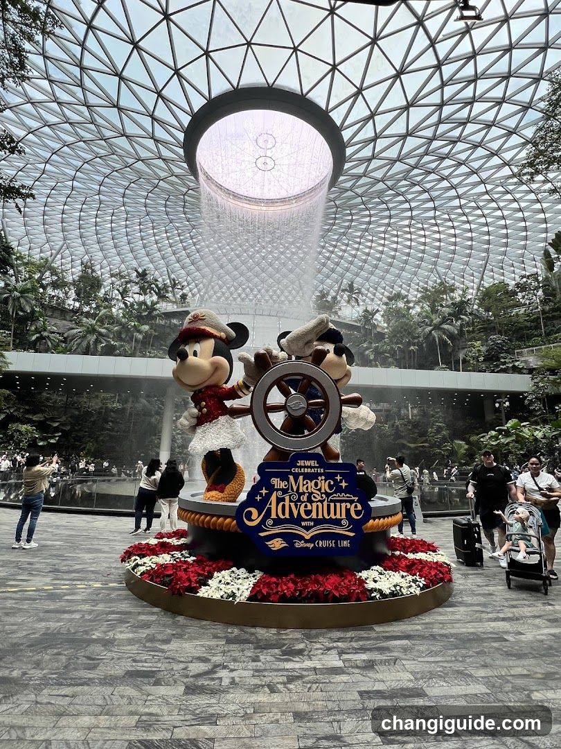 Disney Cruise Line Display at Jewel Changi