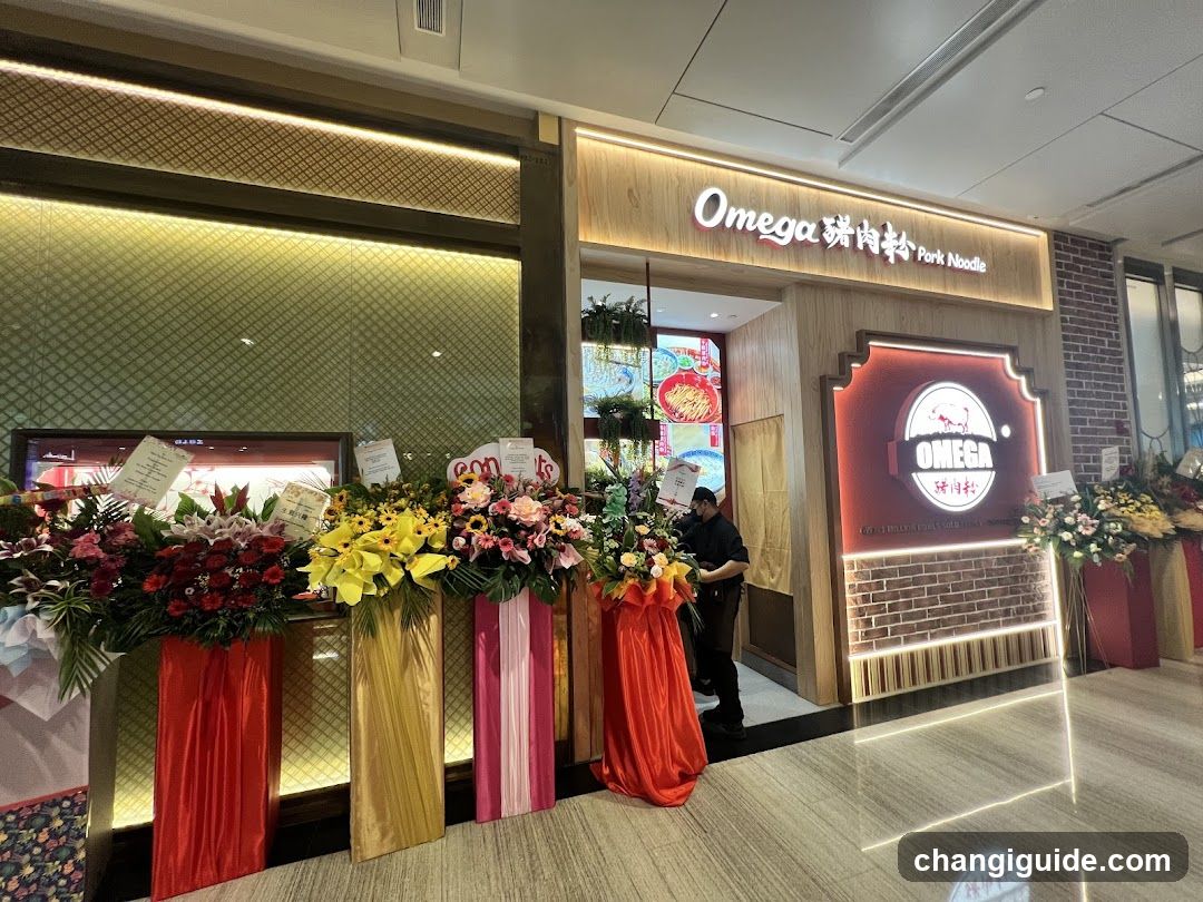 OMEGA Pork Noodle 猪肉粉 | Jewel Changi Airport