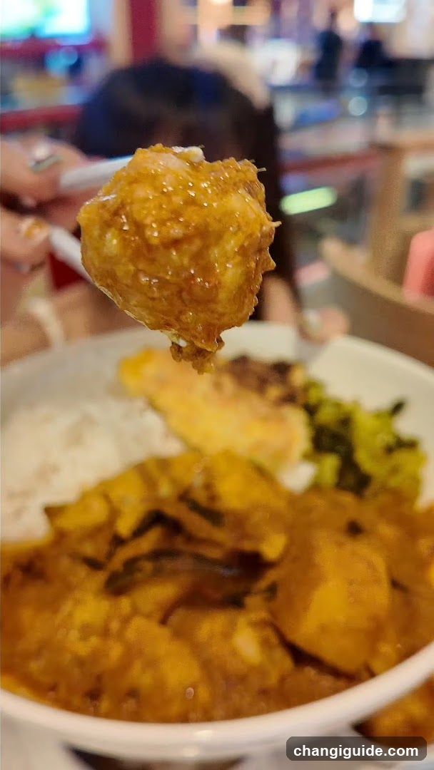 Curry Dish with Rice and Side Dishes