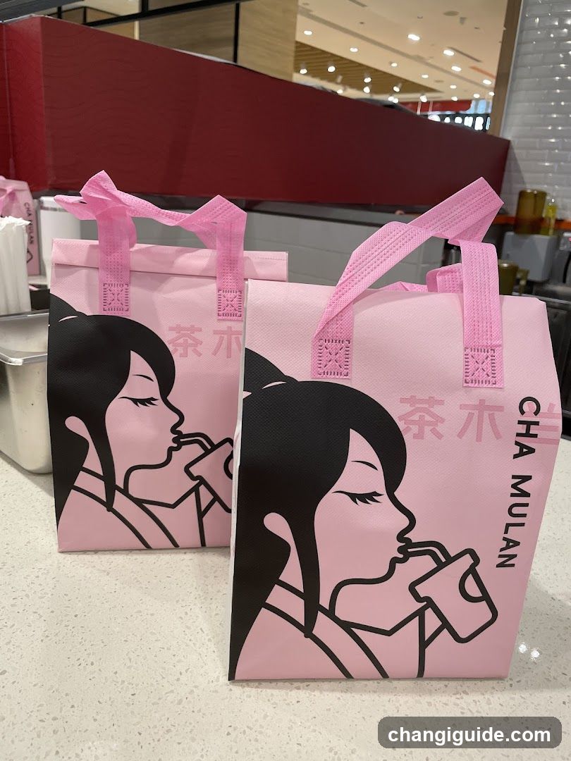 Cha Mulan Takeout Bags