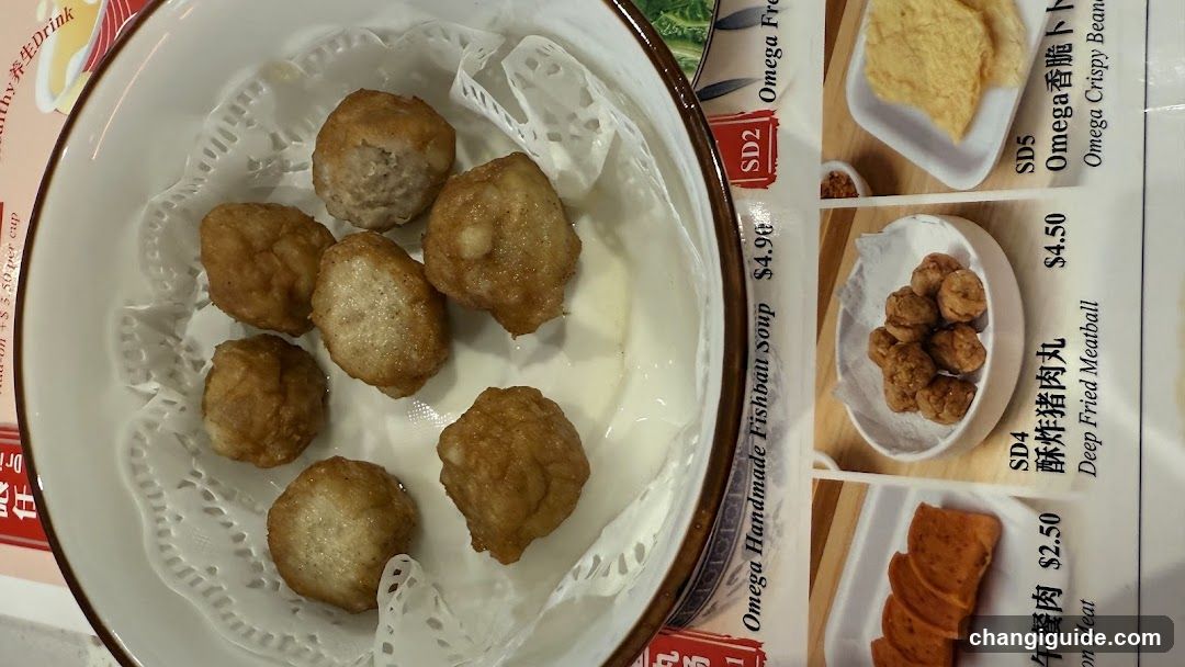 Fried Meatballs with Soup