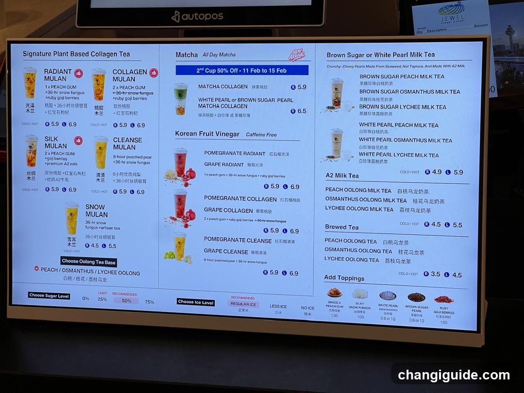 Jewel Coffee Menu Board