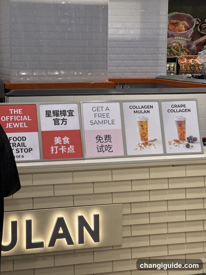 Starbucks and Mulan Drink Display
