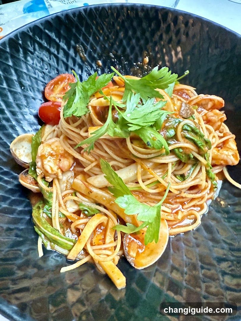 Seafood Pasta with Clams and Shrimp