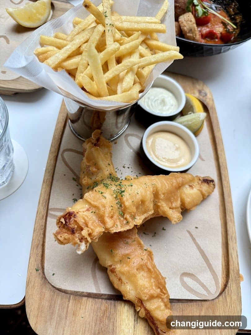 Fish and Chips with Fries