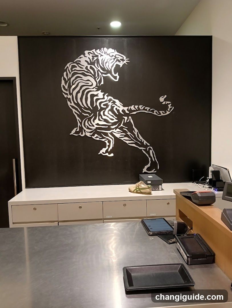 Interior with Tiger Wall Art