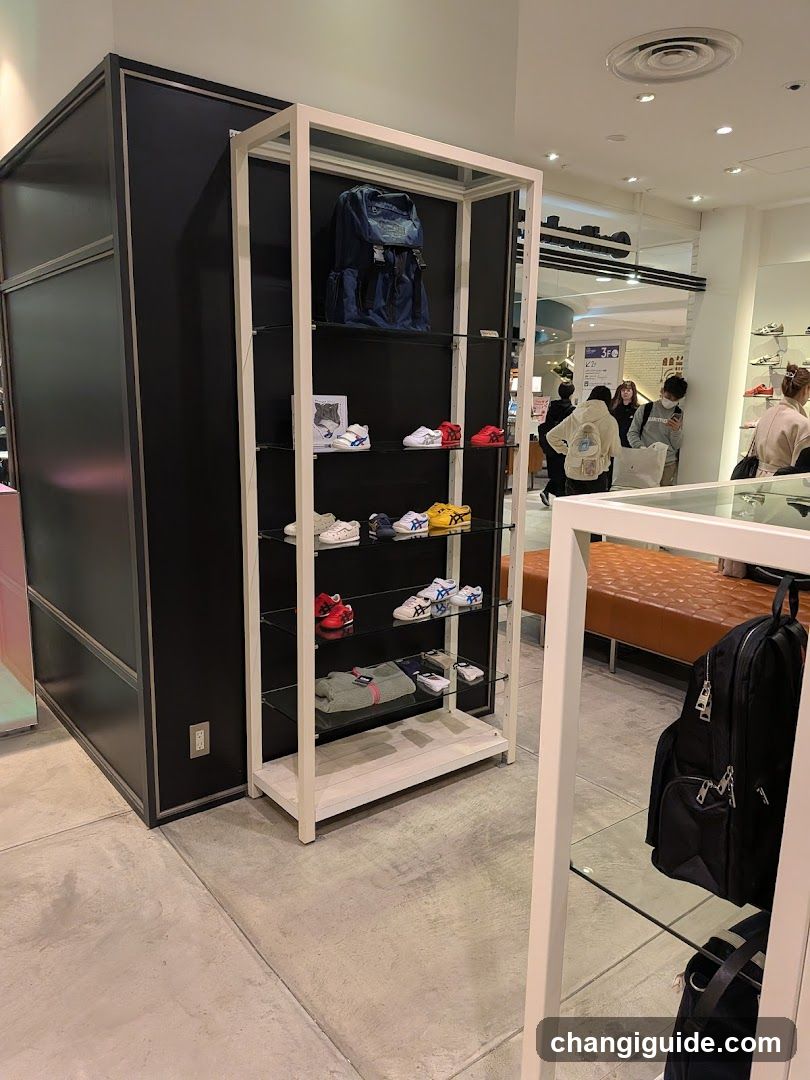 Shoe Display in Store Interior