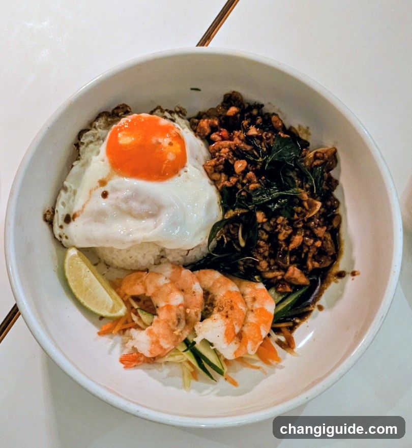 Fried Rice Bowl with Shrimp and Egg
