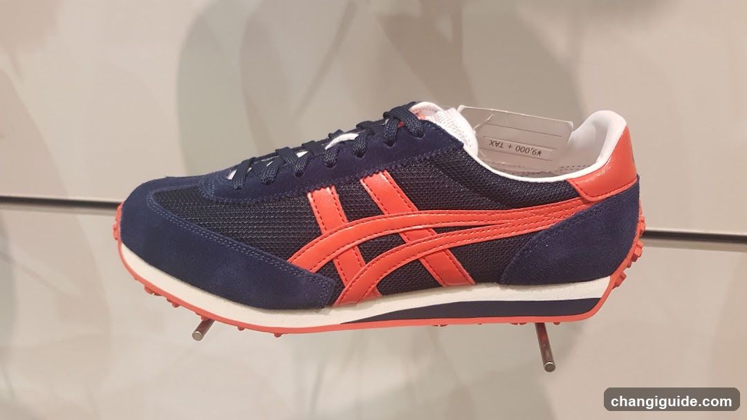 Onitsuka Tiger Shoe Display