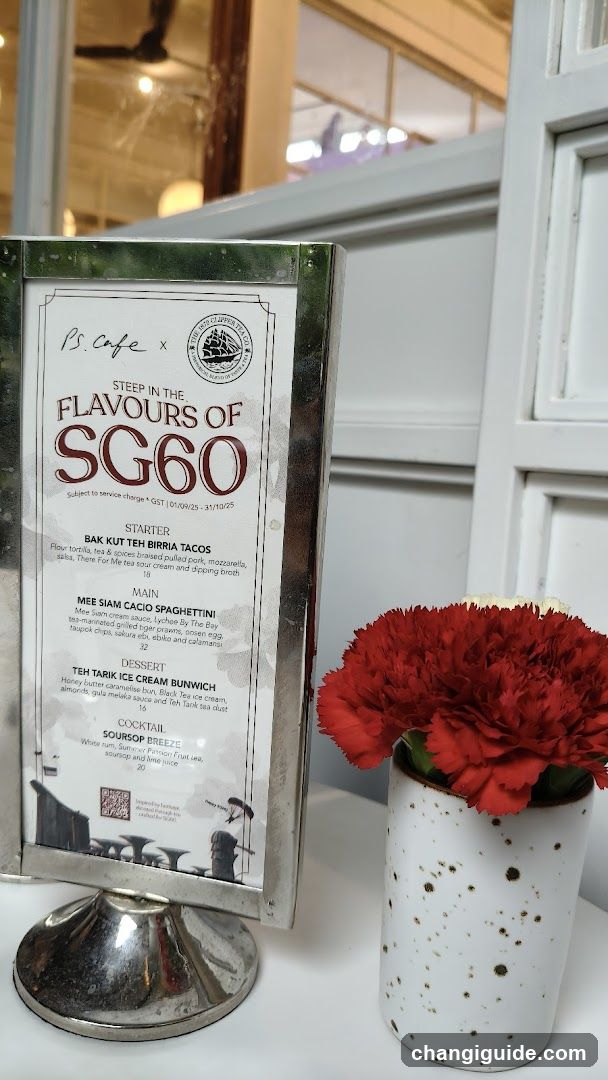 SG60 Menu Board