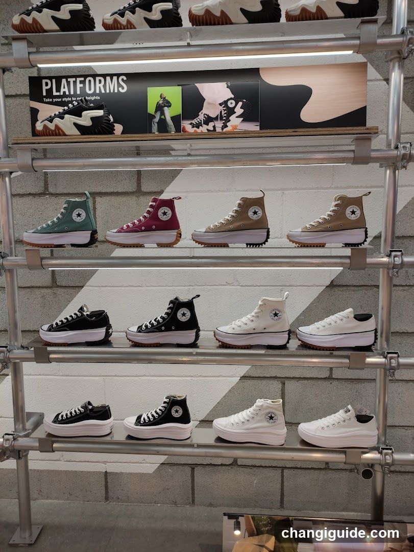 Converse Platform Sneaker Display