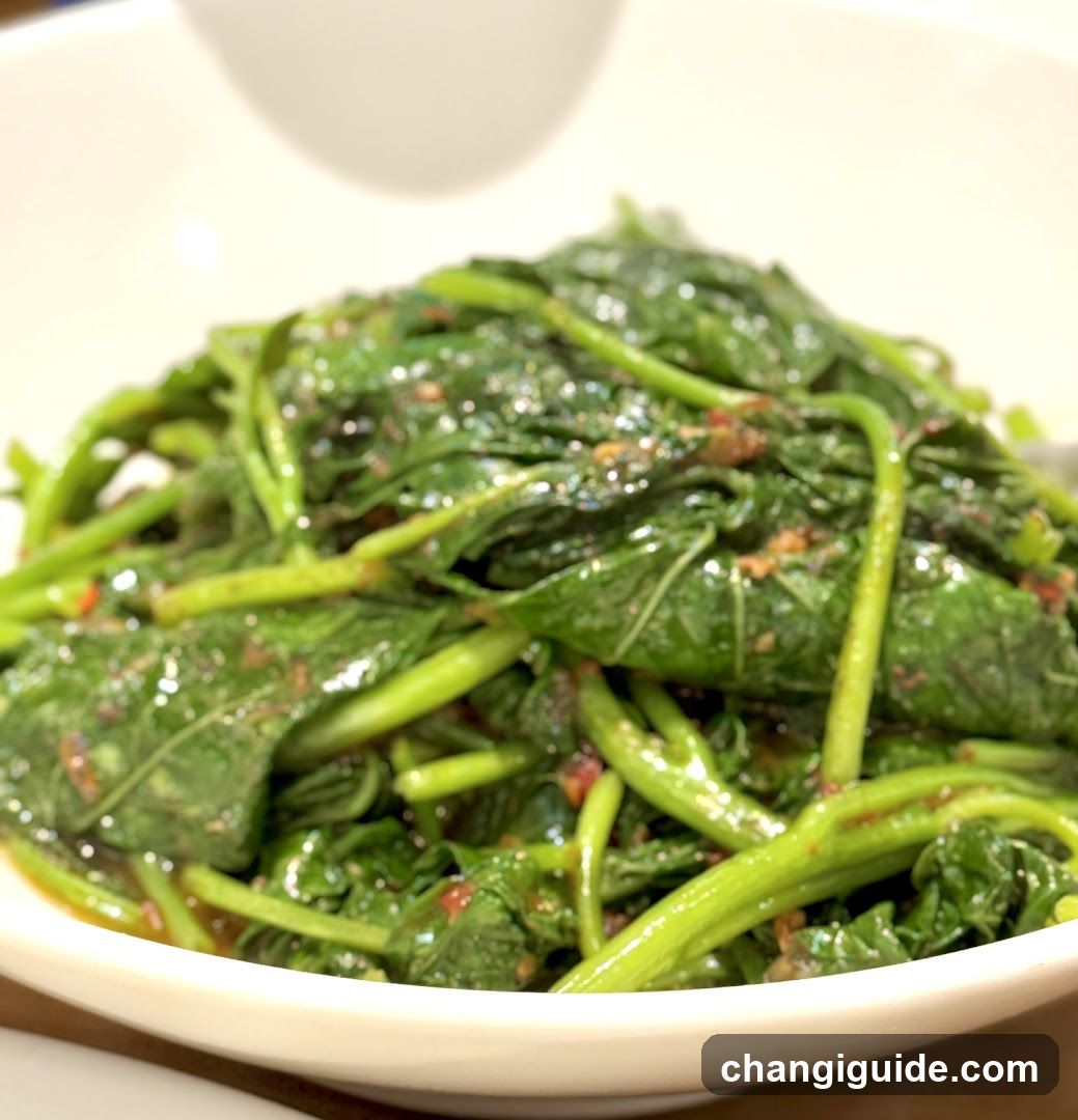 Stir-fried Greens with Sauce