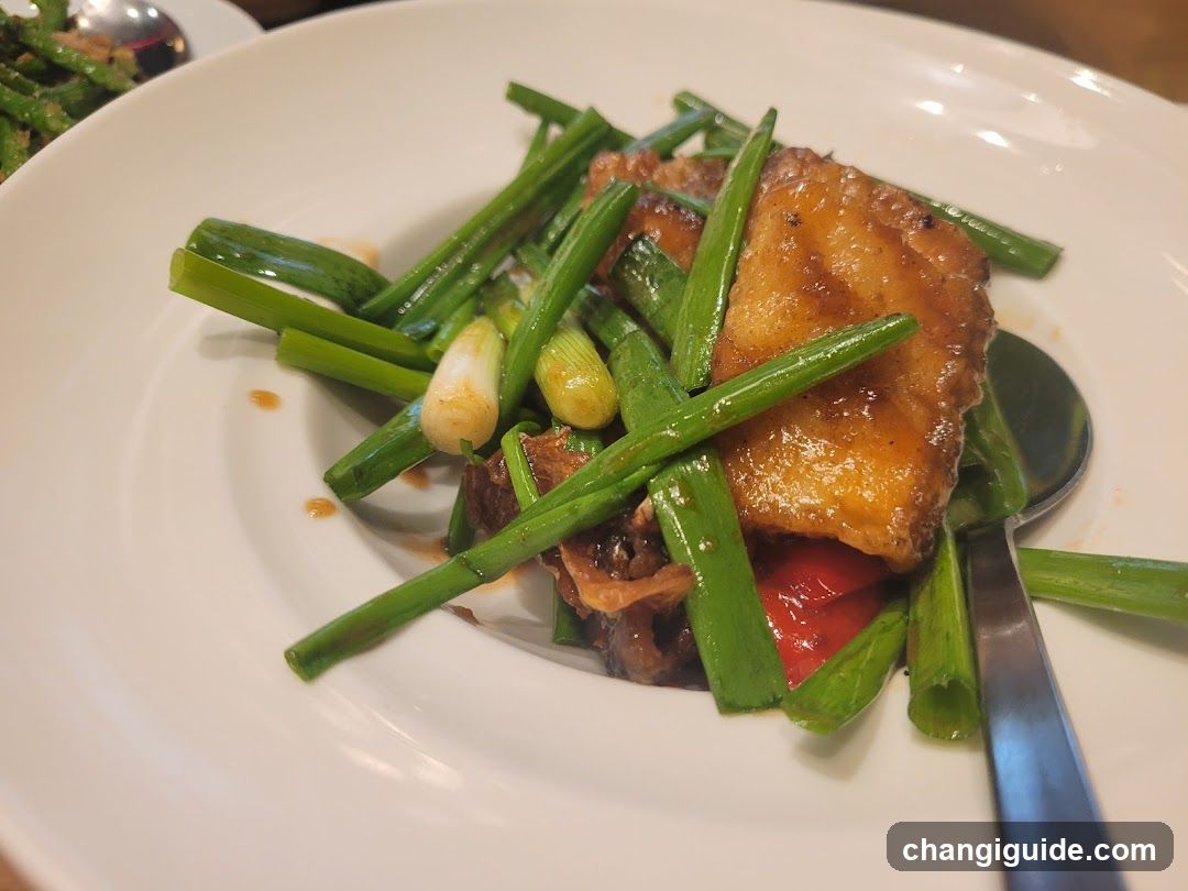 Stir-fried Fish with Scallions