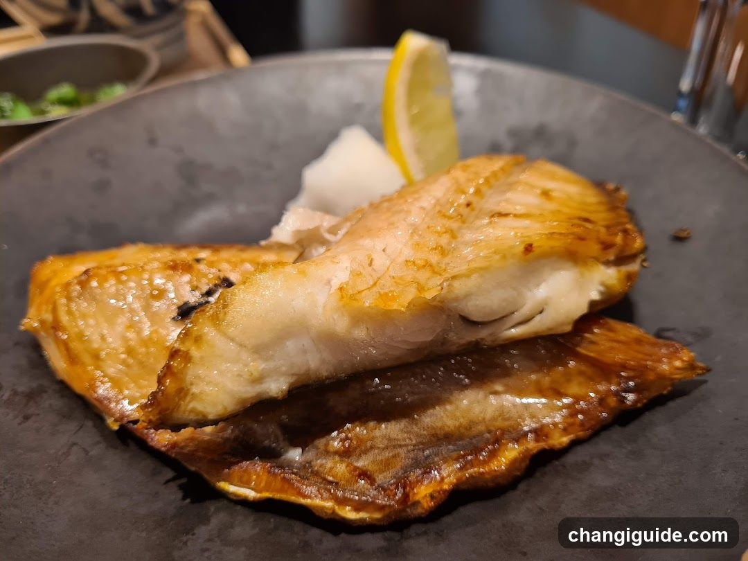 Grilled Fish with Lemon and Wasabi