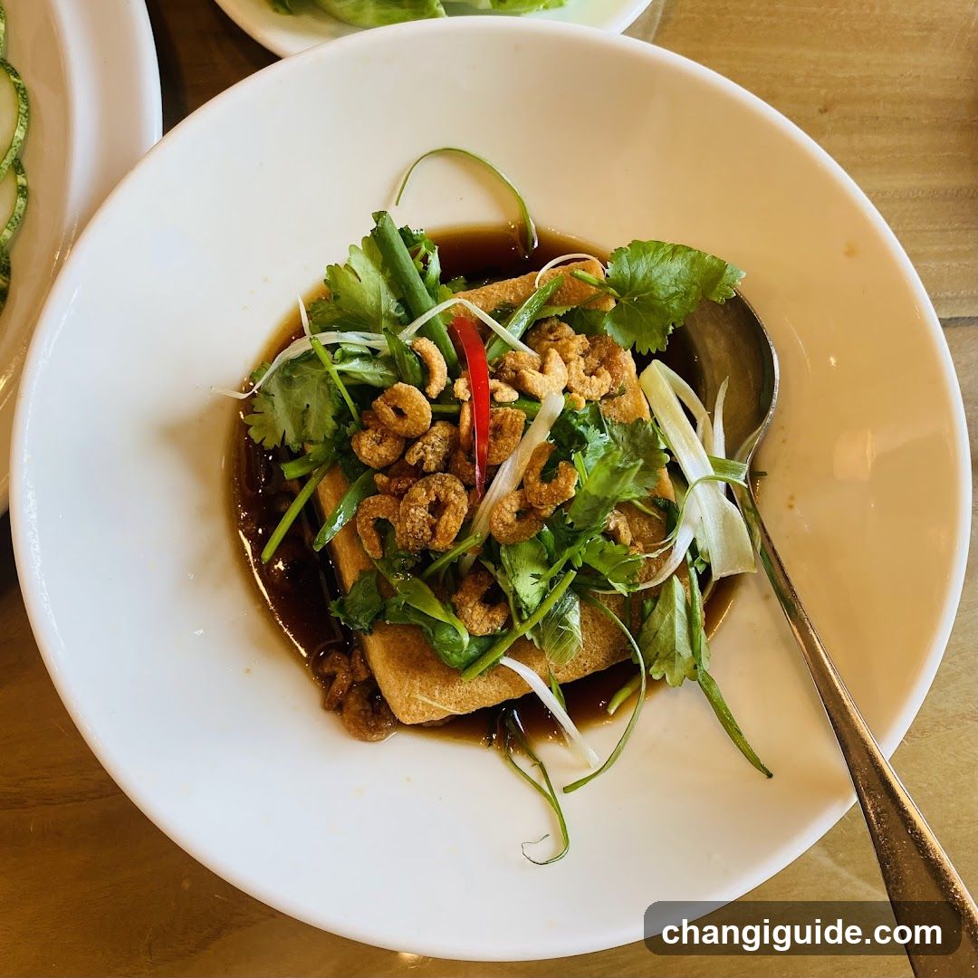 Stir-fried Tofu with Crispy Shallots and Cilantro