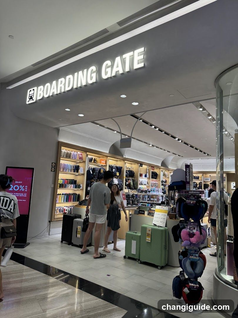 Boarding Gate Store Interior
