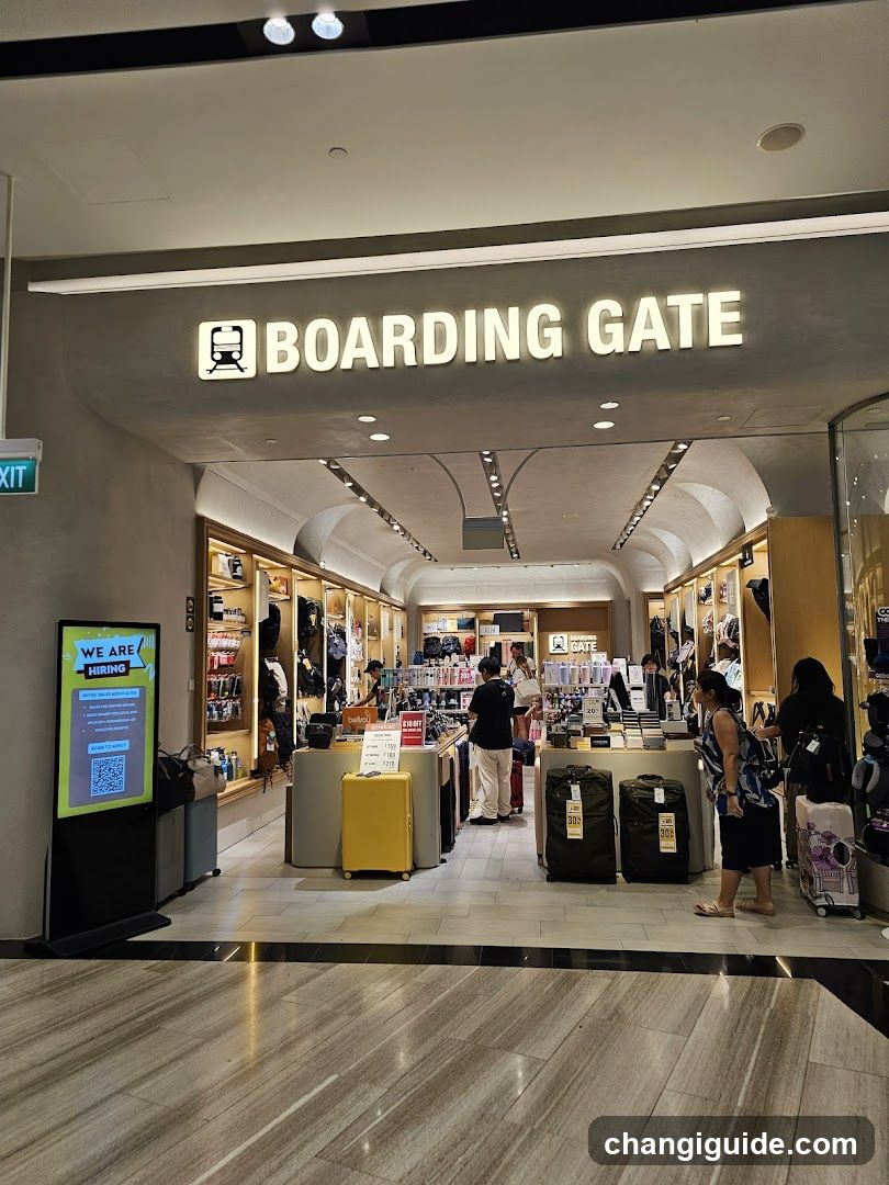 Boarding Gate Store Interior