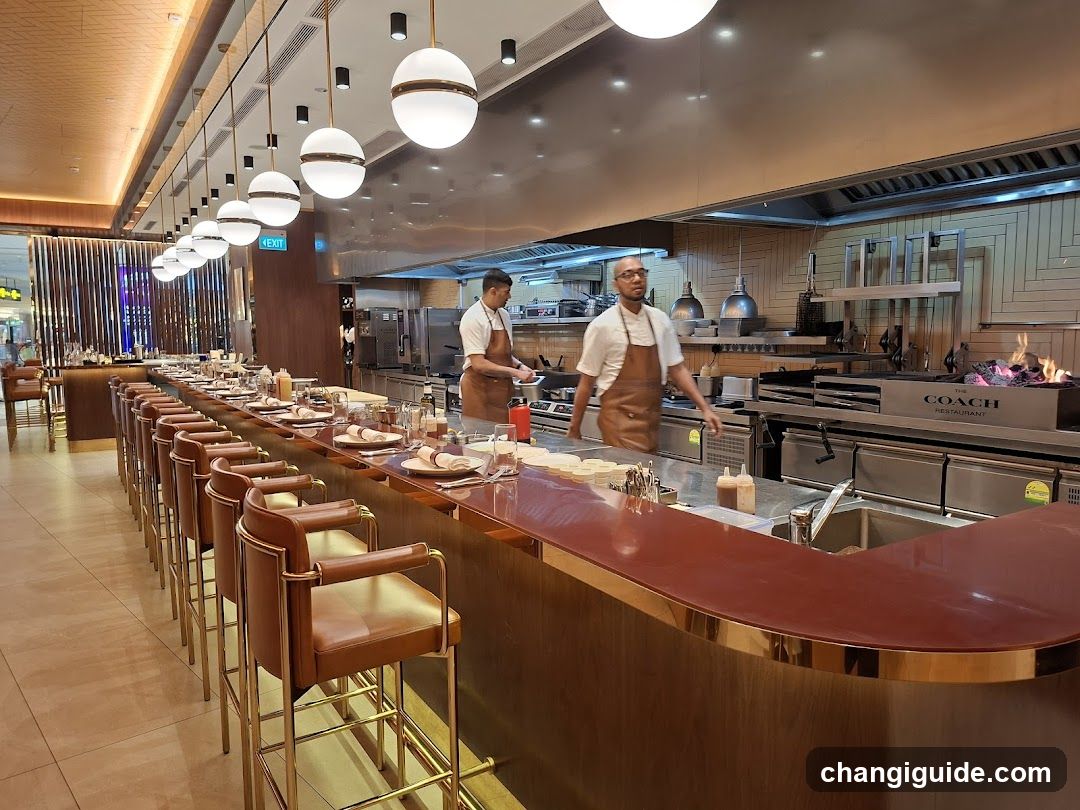 Open Kitchen Restaurant Interior