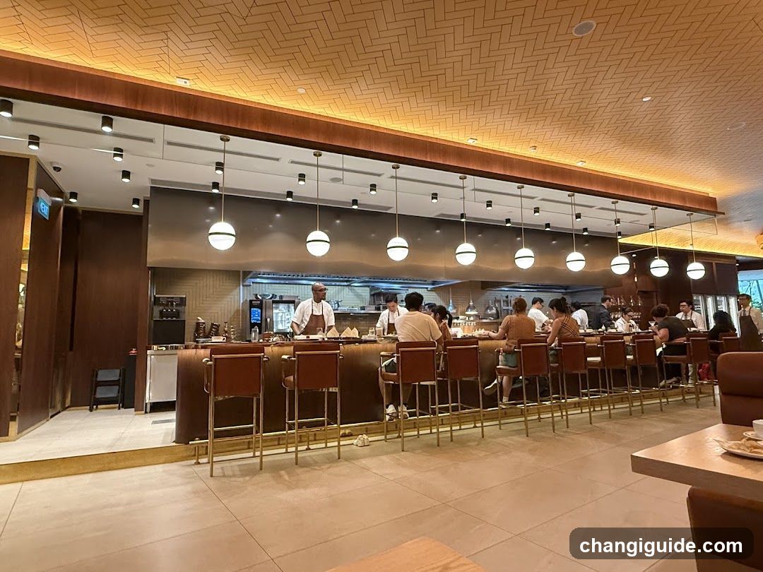 Bar Interior with Staff and Customers