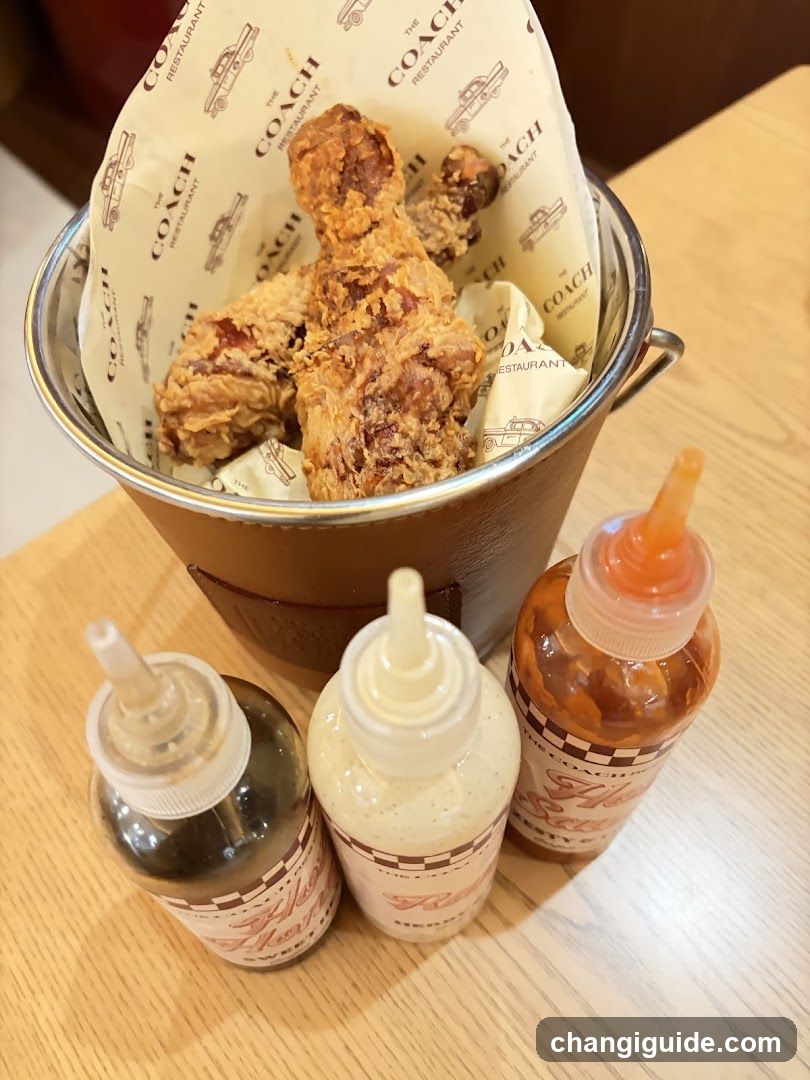 Fried Chicken with Sauces