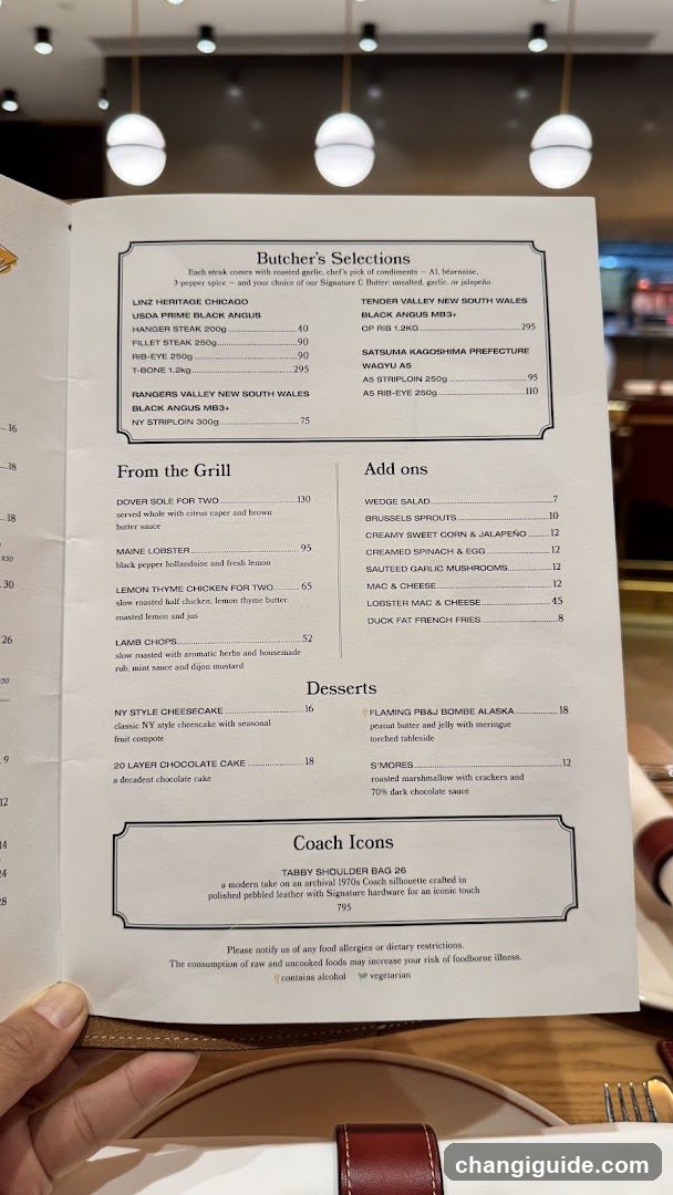 Restaurant Menu Page