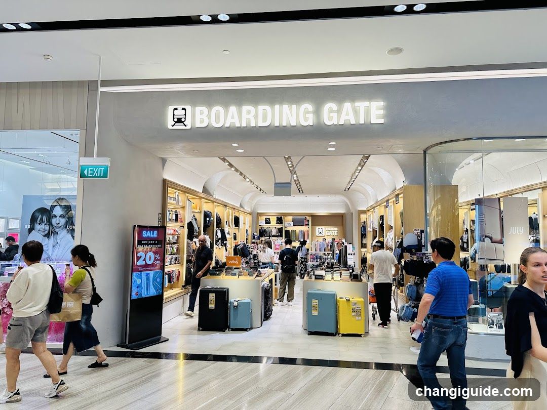 Boarding Gate Store Interior