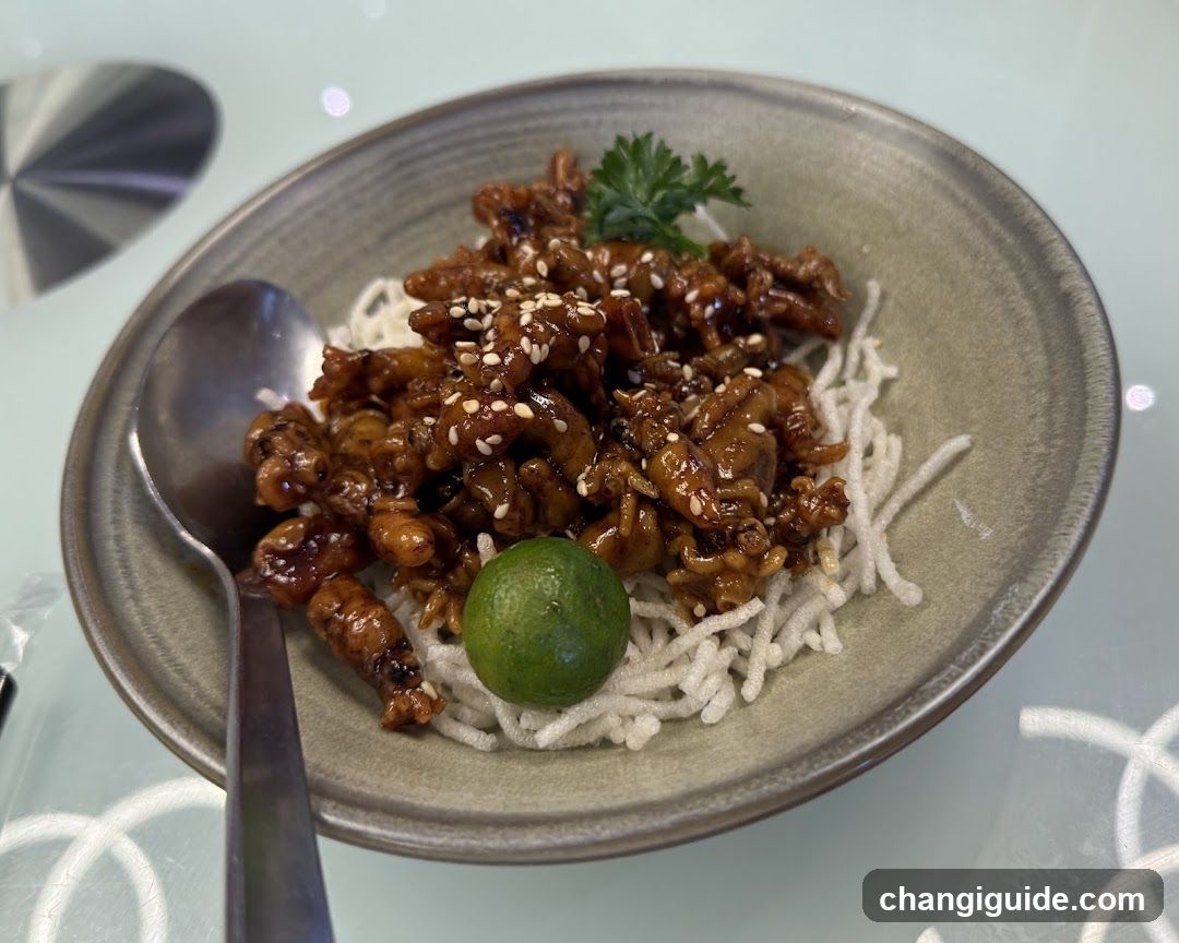 Sesame Chicken with Vermicelli Noodles