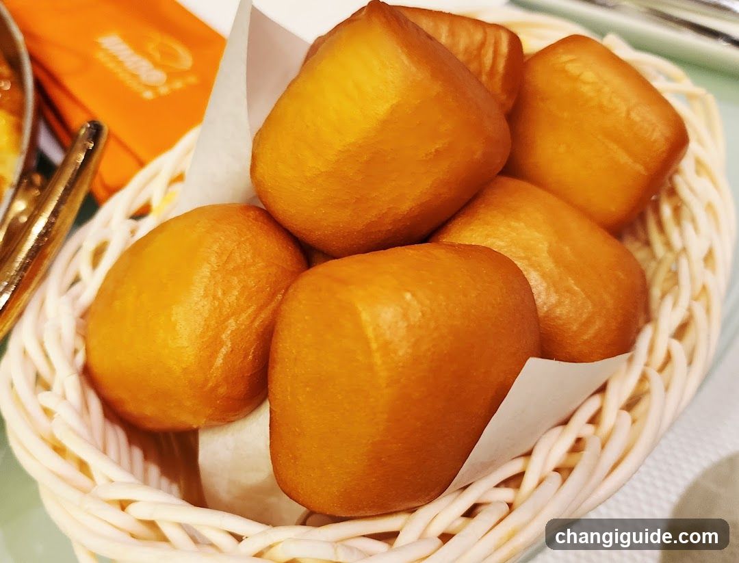 Bread Buns in Basket