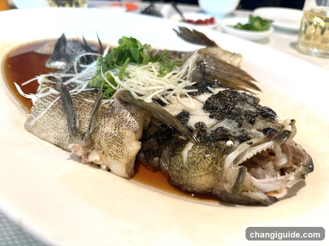 Steamed Fish with Ginger and Scallions