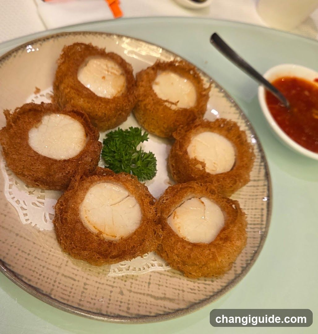 Fried Scallop with Crispy Breading