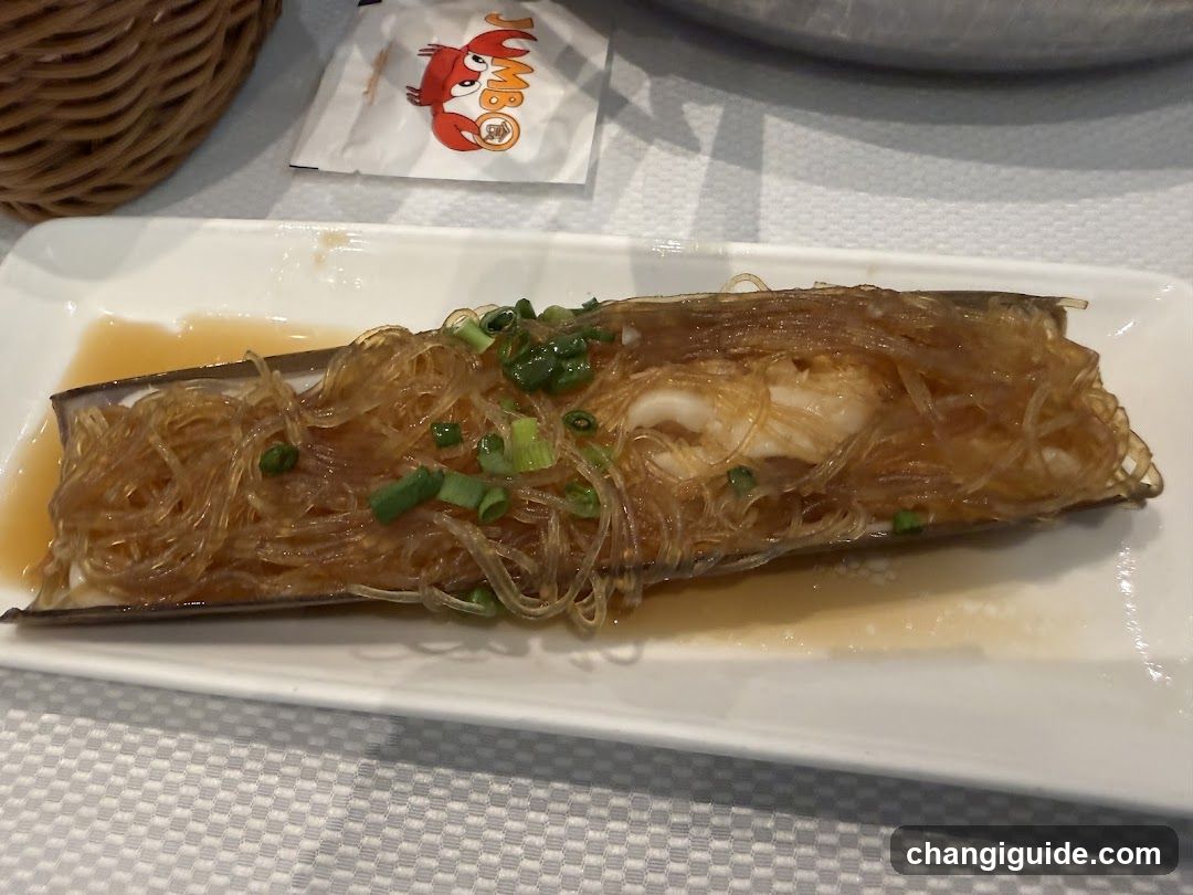 Steamed Fish with Glass Noodles