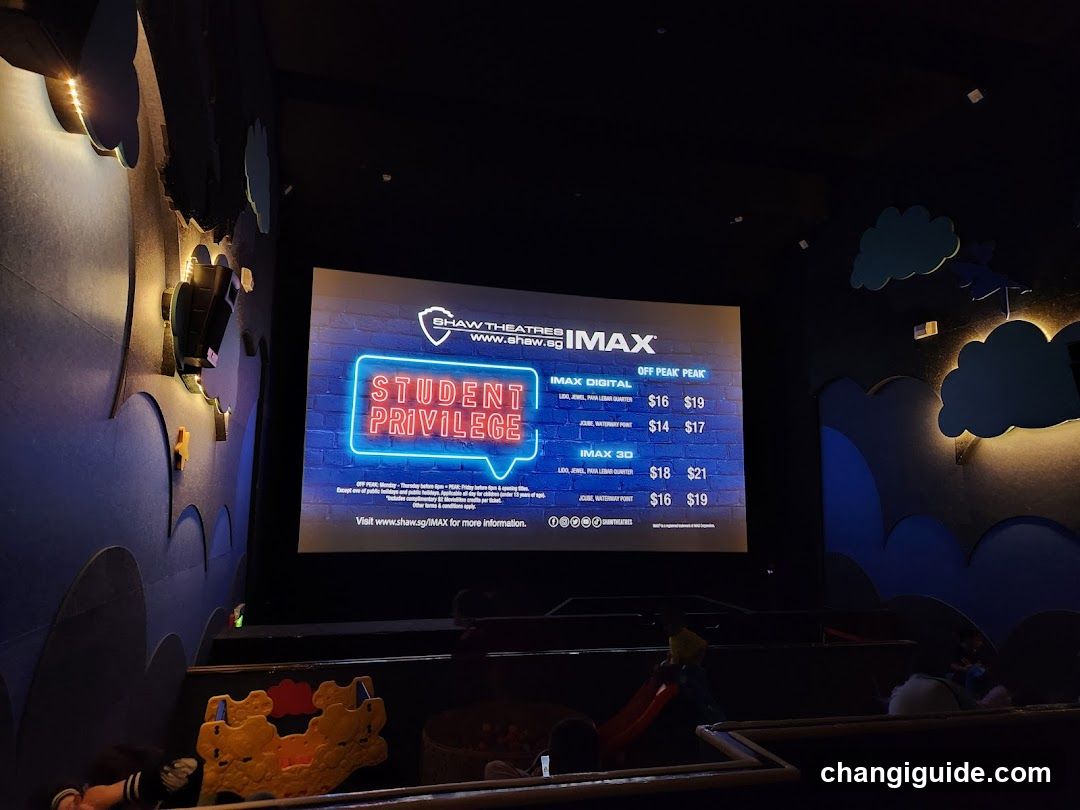 Shaw Theatres IMAX Student Privilege Display