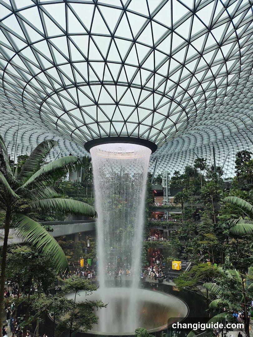 The Cloud Forest at Jewel Changi Airport