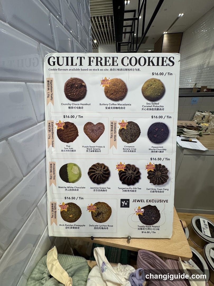 Guilt Free Cookies Menu Board