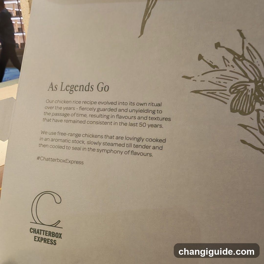 Chatterbox Express Menu Card