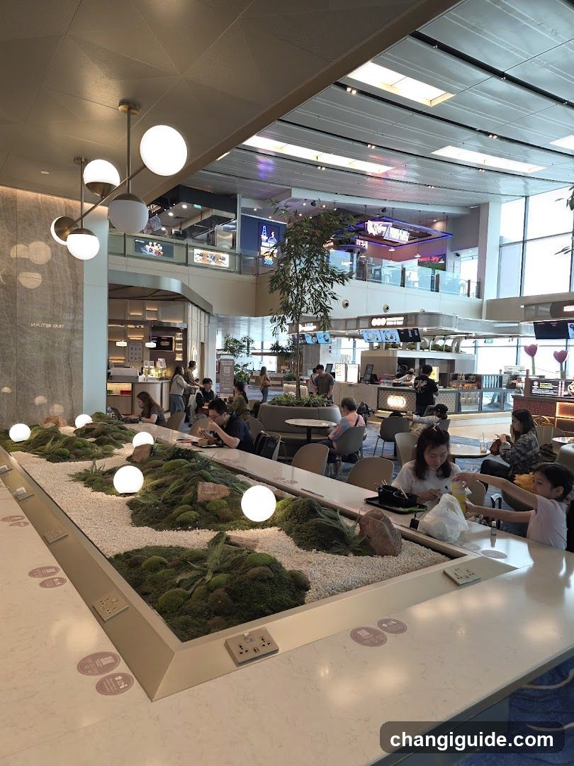 Mall Food Court Interior
