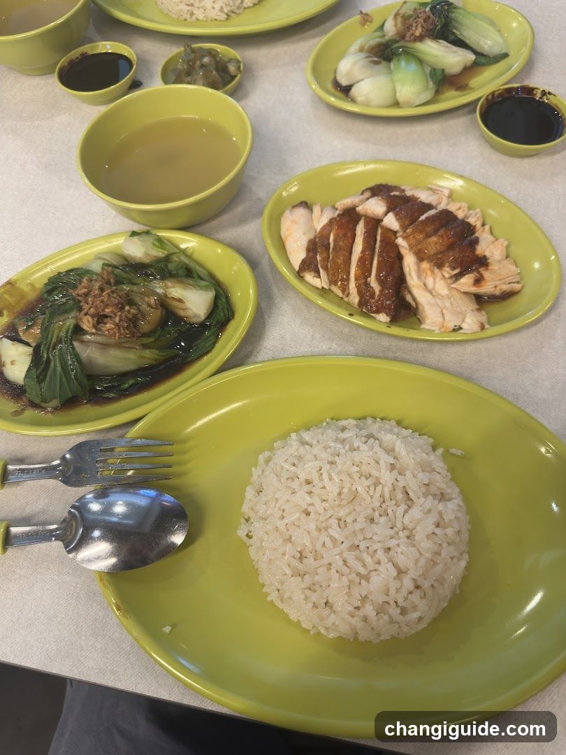 Hainanese Chicken Rice Meal