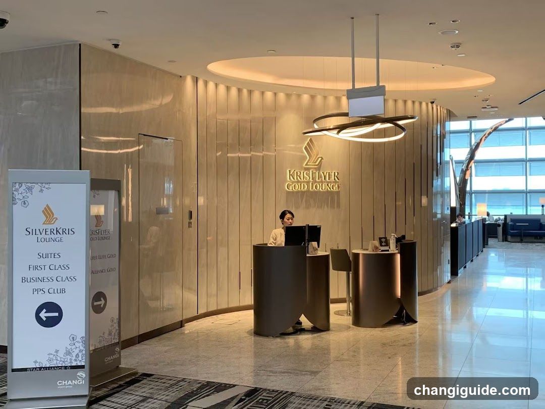 KrisFlyer Gold Lounge Interior