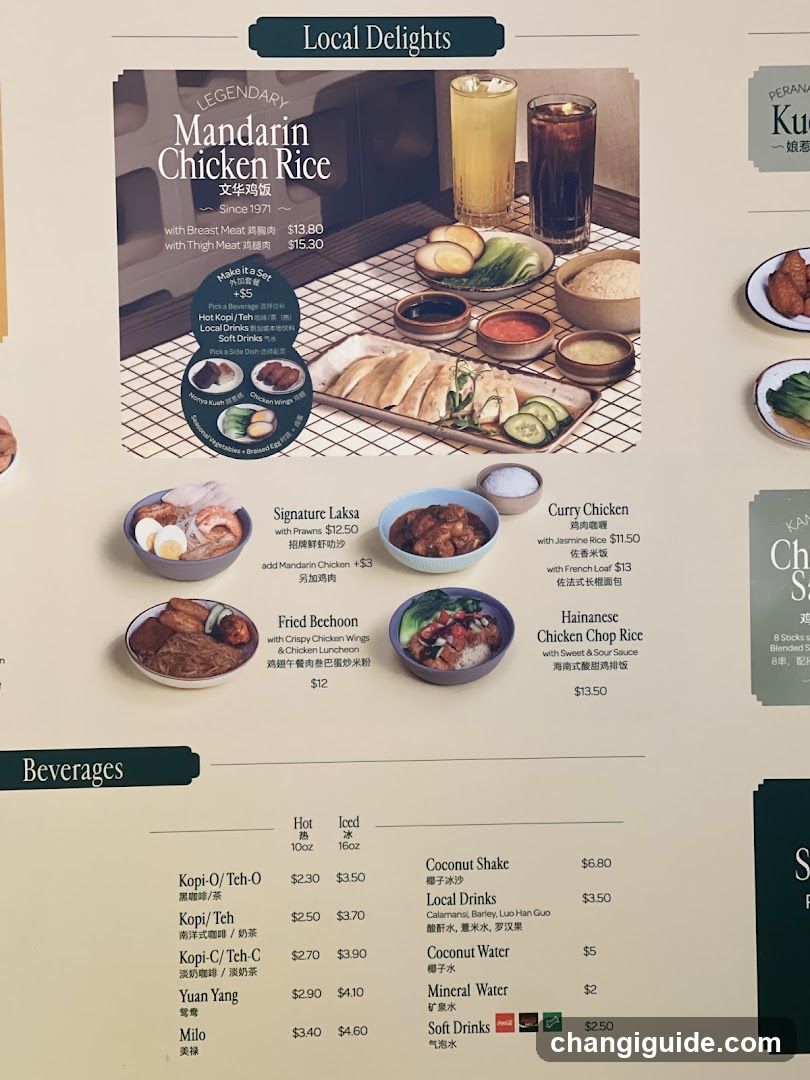 Local Delights Menu