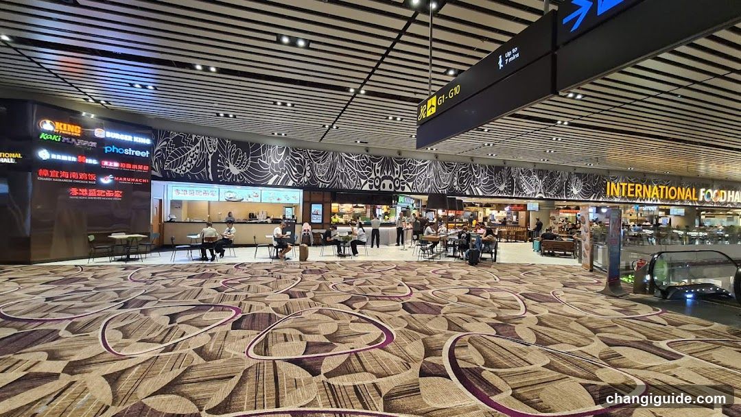 Airport Food Court Interior