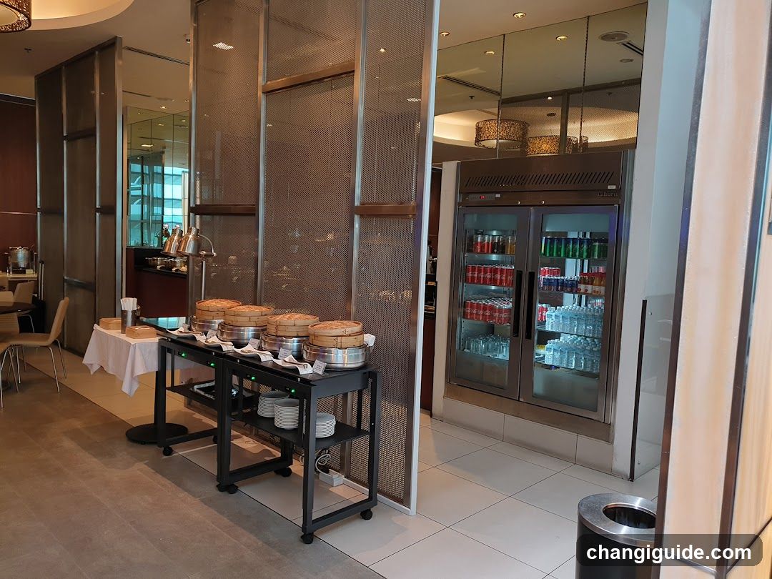 Bistro Interior with Buffet Setup