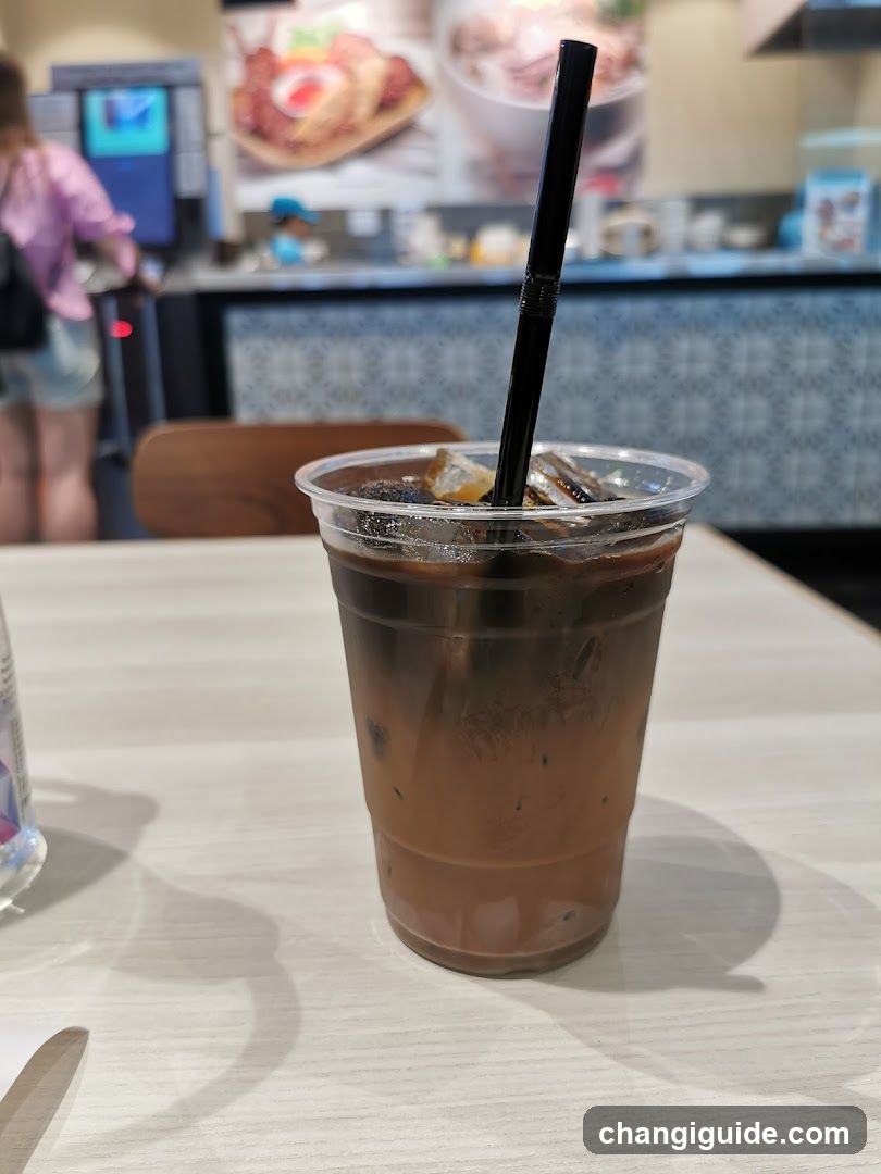 Iced Coffee in a Plastic Cup