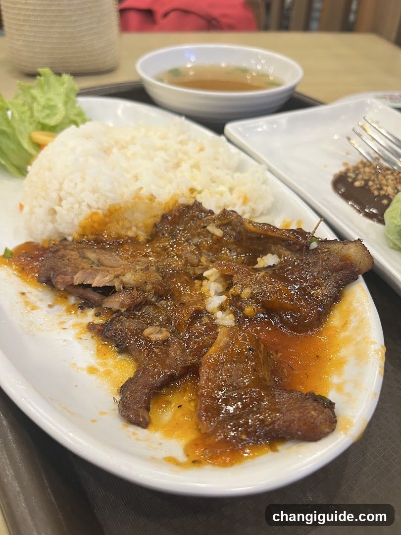 Grilled Meat with Rice